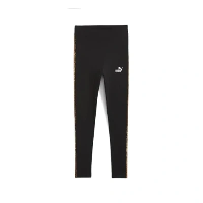 Abbildung von Puma Essentials Graphic Animal Leggings Damen Mit Print Black Größe: L