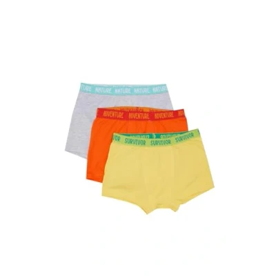 Abbildung von DeFacto Boxershorts Set Herren für Kinder Bequeme Unterhosen Jungen,Gelb,4 5 Jahre