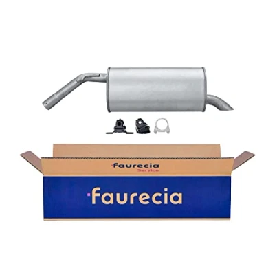 Abbildung von HELLA 8LD 366 031 911 Endschalldämpfer hinten mit Anbauteilen PEUGEOT: 207 Schrägheck, SW, SW Kasten / Kombi
