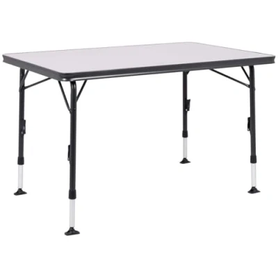 Abbildung von Crespo 1151400 CR ap 272 Tisch, Aluminium, schwarz, 120 x 80 cm