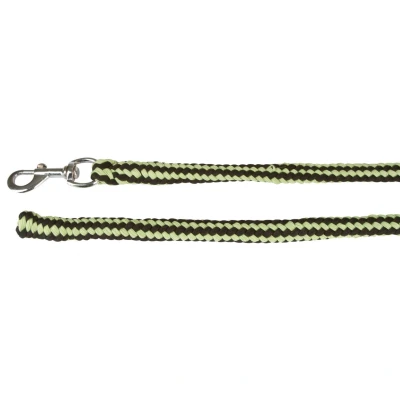 Abbildung von Covalliero Führstrick Hippo Karabiner Antrazit/Zitrone 200cm