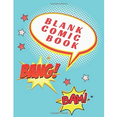 Abbildung von Blank Comic Book: Draw Your Own Comics with Variety of Templates. Sketchbook for Kids and Adults to Drawing Story. Large Format (8.5 x 11; 130 Pages)