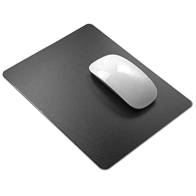 Abbildung von VAYDEER Hard Resin Mauspad aus Harz Mousepad doppelseitig verfügbares Design, Hartes Mouse Pad Mat Padwasserdicht für Spiele und Büro Klein, Schwarz