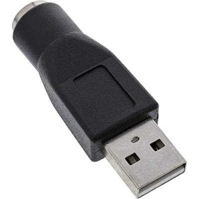 Abbildung von Inline InLine® USB PS/2 Adapter, Stecker A auf Buchse Adapter
