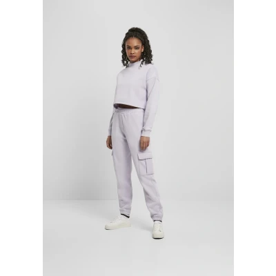Abbildung von Urban Classics Oversized HIGH NECK CREW Sweatshirt, Damen, Größe: XS, Softlilac