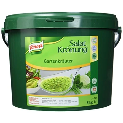 Abbildung von Knorr Salatkrönung Gartenkräuter (Salatdressing einfach zuzubereiten, für flexibel einsetzbares Dressing) 1er Pack (1 x 5 kg)