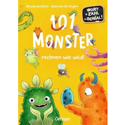 Abbildung von 101 Monster Rechnen wie wild!: Wort + Zahl = genial! Level 1. Spielerisch Lesen und lernen für Kinder ab 6 Jahren