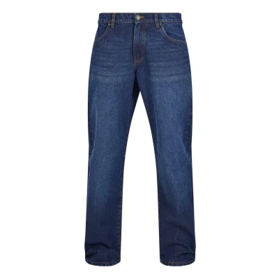Abbildung von Urban Classics Heavy Ounce Jeans Straight Leg, Herren, Größe: 31, New dark blue washed