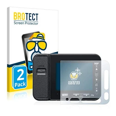 Abbildung von BROTECT Entspiegelungs Schutzfolie für Sony DSC RX0M2 (RX0 II) (2 Stück) Matte Displayschutz Folie, Anti Reflex, Fingerprint
