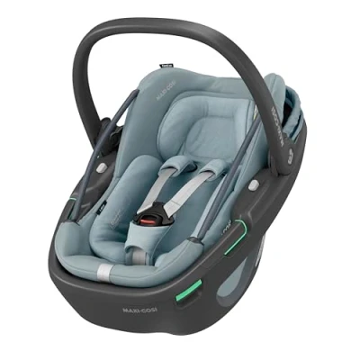 Abbildung von Maxi Cosi Coral 360 i Size Babyschale Drehbar, Grad Neugeborenen Autositz, 012 Monate, 4075 cm, Ultraleichtgewicht, G CELL Seitenaufprallschutz, extra großen Sonnenverdecks, Essential Grey