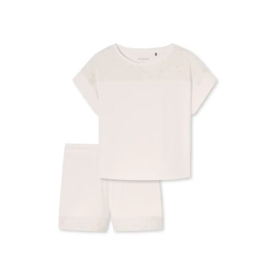 Abbildung von Schiesser Comfort SET Nachtwäsche Set, Damen, Größe: 42, Off white