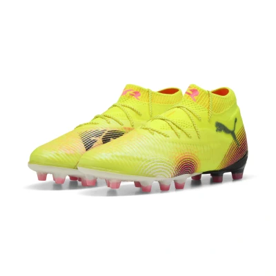 Abbildung von FUTURE 8 ULTIMATE AG Fußballschuhe Damen PUMA Yellow Alert Black Sun Struck Pink