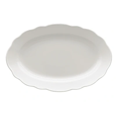Abbildung von Hutschenreuther Maria Theresia Weiss Platte oval 38 cm