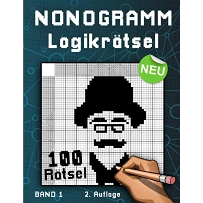 Abbildung von Nonogramm Logikrätsel: Knifflige Hanjie Rätselsammlung mit Bilderrätseln aus Japan Denksport und Gehirntraining für jung alt (Logik Puzzles)
