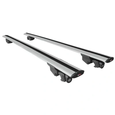 Abbildung von Omad Kompatibel mit Suzuki Vitara 2015 2024 HOOK Model Relingträger Dachträger Auto Gepäckträger Grau Aluminium 2 Stangen
