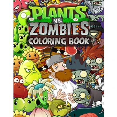 Abbildung von Plants and Zombies Coloring Book: Kids Books With High Quality Images Characters, Weapons,