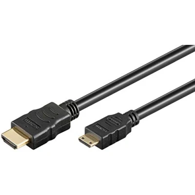 Abbildung von kab24® HDMI™ 2.0 High Speed Kabel HDMI A Stecker auf Mini C 4K, Ultra HD, Full 3D, ARC vergoldete