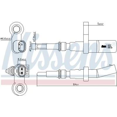 Abbildung von NISSENS 207017 Kühlmitteltemperatursensor VOLKSWAGEN: Multivan 6, Transporter 6 Bus, Kastenwagen