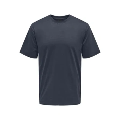 Abbildung von ONLY &amp; SONS Herren Onsfred Life RLX Ss Tee Noos, Blue Nights, XXL