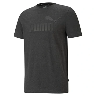 Abbildung von Puma ESS Essentials heather RUN Tshirt print, Herren, Größe: 3XL, Dark gray