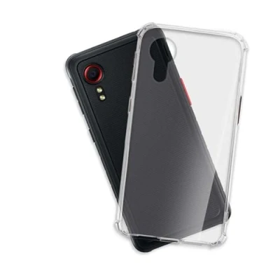Abbildung von mtb more energy® Case Soft Armor kompatibel mit Samsung Galaxy Xcover 5 (SM G525, 5.3&#039;&#039;) verstärkte Ecken Kameraschutz 1,5mm TPU Schutz Hülle Cover Tasche Handyhülle