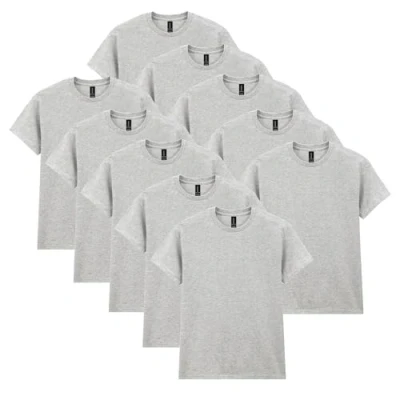 Abbildung von Gildan Unisex T shirt aus Schwerer Baumwolle Mehrfarbig ,Stil G5000 Shirt, Sport Grey, S