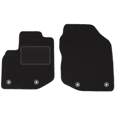 Abbildung von Wielganizator Automatte Passend für Honda Jazz III Schrägheck 2011 2014 Velours Autozubehör Auto Fußmatten Fußmatte 2 teilig schwarz
