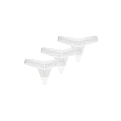 Abbildung von Teyli 3 PACK String, Damen, Größe: Medium, White