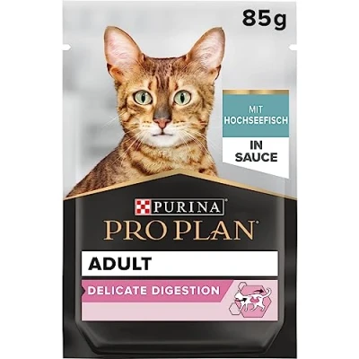 Abbildung von Pro Plan Delicate Digestion, Katzenfutter nass, mit Hochseefisch, 26er Pack (26 x 85g)