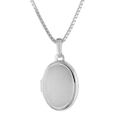 Abbildung von trendor Kette mit Anhänger Medaillon für Silber 925