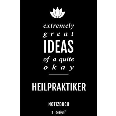 Abbildung von Notizbuch für Heilpraktiker: Originelle Geschenk Idee [120 Seiten weisses blanko Papier]