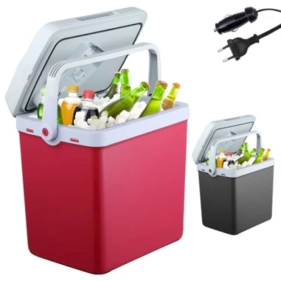 Abbildung von Arebos Elektrische Kühlbox 25L, Mobil Kühlschrank ECO Modus, Kühlen &amp; Warmhalten
