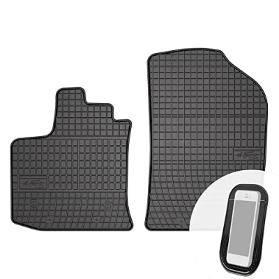 Abbildung von Gummimatten Auto Fußmatten Gummi Automatten Passgenau 2 teilig Set passend für Dacia Dokker Van ab 2012