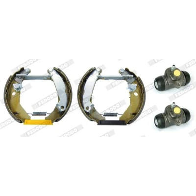 Abbildung von FERODO MAXI KIT FMK173 Bremsensatz, Trommelbremse mit Radbremszylinder FORD: FIESTA 3