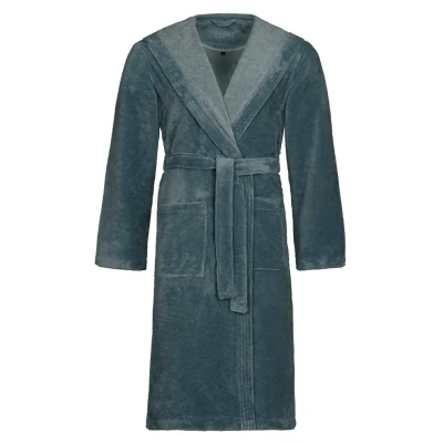 Abbildung von Vossen Unisex Bademantel &quot;Lynn&quot;, (1 St.), für Damen &amp; Herren, mit Kapuze, aus Microfaser