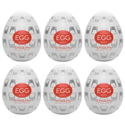 Abbildung von Masturbator „Egg Boxy“ mit intensiver Stimulationsstruktur