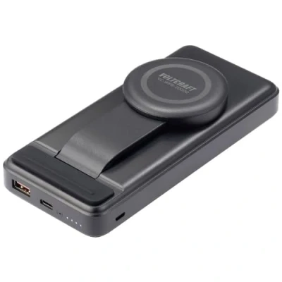 Abbildung von VOLTCRAFT VC WPB 20000 Powerbank mAh Qi Wireless Charging, Power Delivery Li Ion Schwarz Statusanzeige