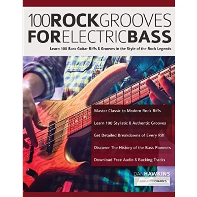 Abbildung von 100 Rock Grooves for Electric Bass: Learn Bass Guitar Riffs &amp; in the Style of Legends (Learn how to play bass)