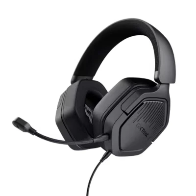 Abbildung von Trust Gaming GXT492 Carus Headset Leistungsstarkes, komfortables Over Ear für PC, Laptop und Konsolen, schwarz