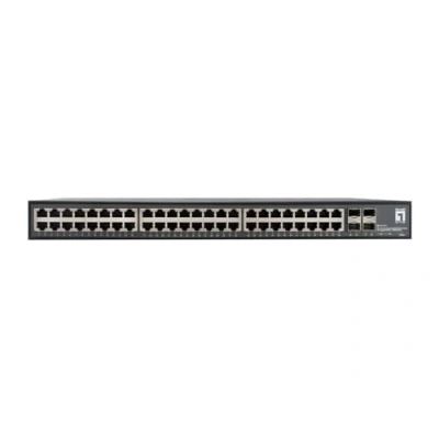 Abbildung von LevelOne GTU 5211 52 Port Unmanaged Gigabit Ethernet Switch, 48 x RJ45, 4 10GbE SFP+