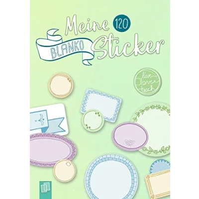 Abbildung von Meine 120 Blanko Sticker: Ein A5 Stickerheft (live love teach)