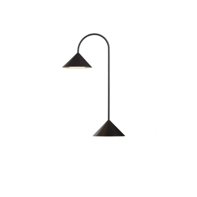 Abbildung von FRANDSEN LED Tischlampe Grasp, schwarz, Höhe 47 cm, Metall