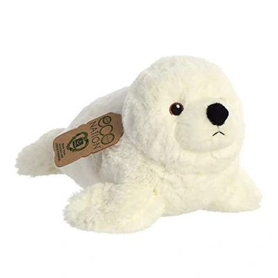 Abbildung von Aurora World Aurora, 35014, Eco Nation, Robbe, 30cm, Plüschtier,Weiß