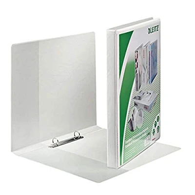 Abbildung von Leitz Ringbuch Präsentation (mit Taschen, A4, PP, 2 Ringe, 16 mm) weiss