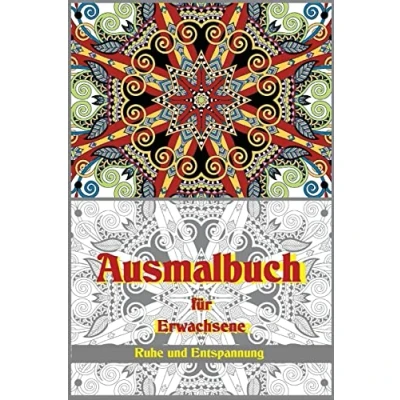Abbildung von Ausmalbuch für Erwachsene: Malbuch coloring book for adults