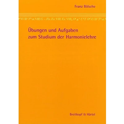 Abbildung von Übungen und Aufgaben zum Studium der Harmonielehre (BV 12)