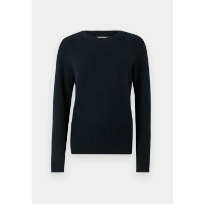 Abbildung von Selected Femme LULU LS Oneckb NOOS Strickpullover, Damen, Größe: Medium, Dark sapphire/melange