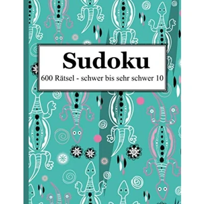 Abbildung von Sudoku 600 Rätsel schwer bis sehr 10