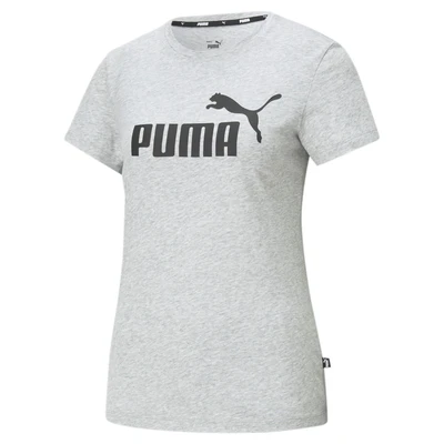 Abbildung von Puma LOGO TEE Sport Tshirt, Damen, Größe: XS, Light gray heather