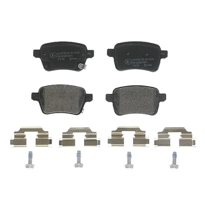 Abbildung von BREMBO P 23 156 Bremsbelagsatz mit akustischer Verschleißwarnung Bremssattelschrauben Zubehör FIAT: 500L